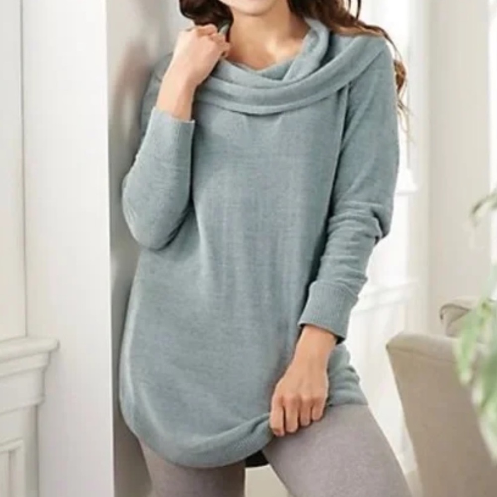 Barefoot Dreams Cozychic Ultra Lite Coastal Cowl Tunic